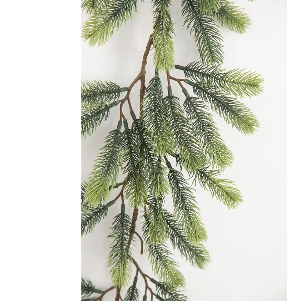 Artificial Christmas Pine Garland, Greenery Winter Garland Decor for Home, Wall, Porch, Table, Mantle, Indoor Outdoor Decoration