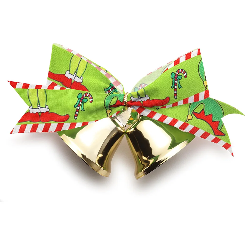 2 Rolls Christmas Ribbon for Wreath Green Dots Monster Ribbon for Gift Wrapping Party Supplies Decoration Wired Winter Christmas