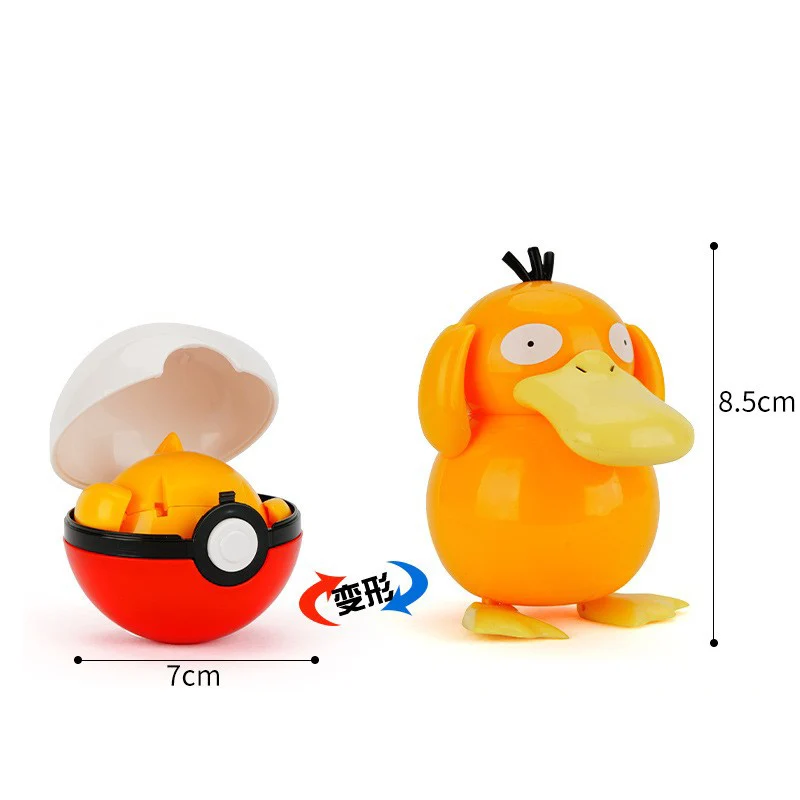 Authentic Pokemon PokeballAction Figure MEWTWO GENGAR PIKACHU Mobile Handheld Model Ornament Children's Toys Christmas Gifts