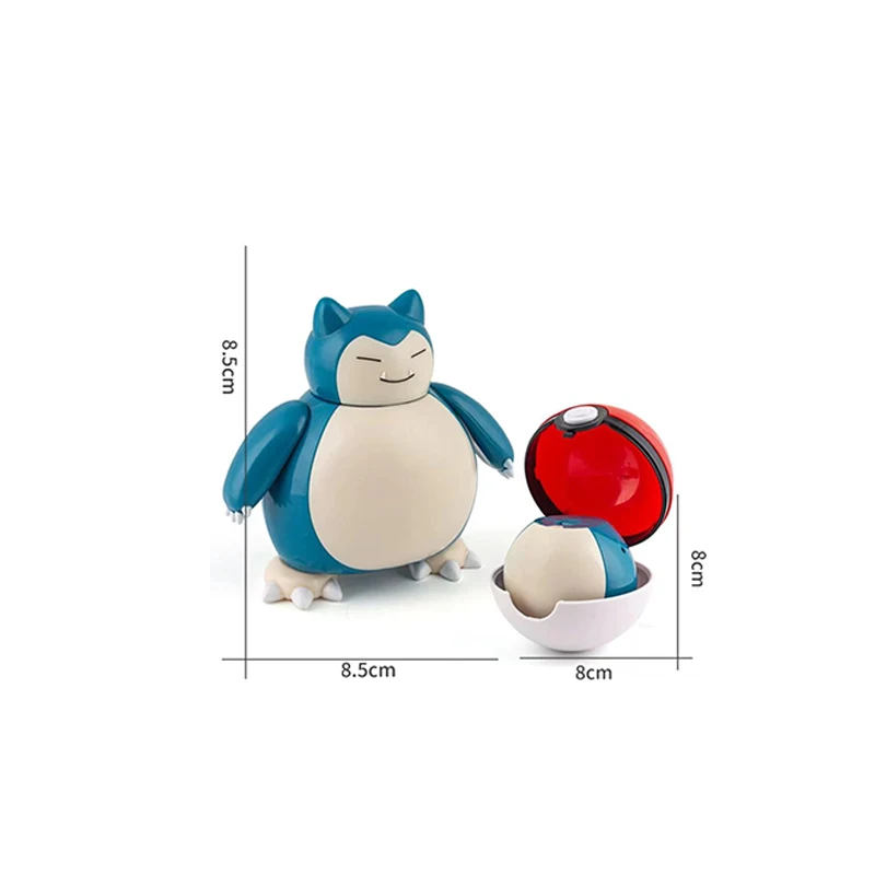 Authentic Pokemon PokeballAction Figure MEWTWO GENGAR PIKACHU Mobile Handheld Model Ornament Children's Toys Christmas Gifts