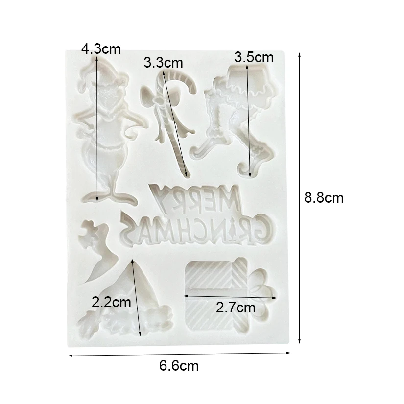 Christmas Tree Box Reindeer Silicone Cake Baking Mold Sugarcraft Chocolate Cupcake Mould Fondant Cake Decorating Tools