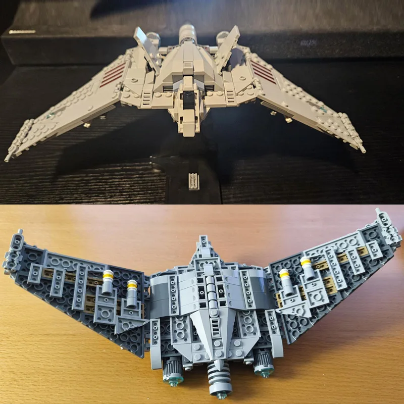 344PCS MOC Stargate F-302 from Stargate SG-1 Midi-Scale Building Blocks Model Assembly Starship Spacecraft Bricks Toy Christmas