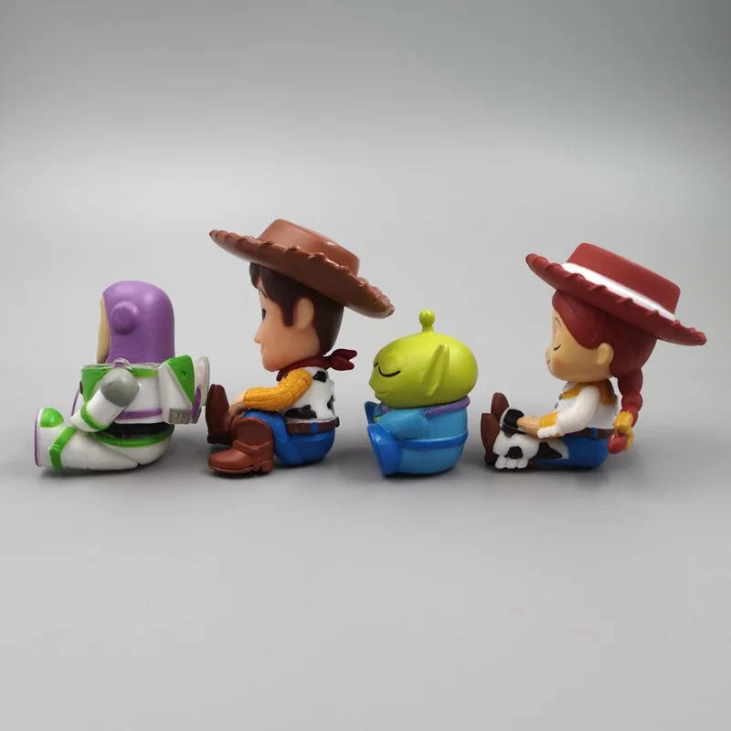 Anime Toy Story Woody Jessie Alien Buzz Lightyear Action Figures Collection Model Doll Toys For Kids Christmas Gift