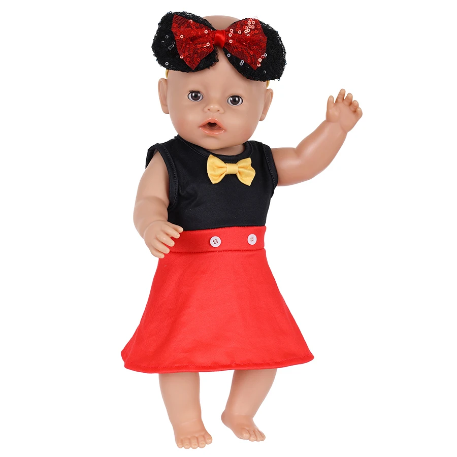 Elegant Princess Dresses For 18 Inch Dolls Cute Costume Outfits With Hairband Fits America Doll Kids Christmas Birthday Gift