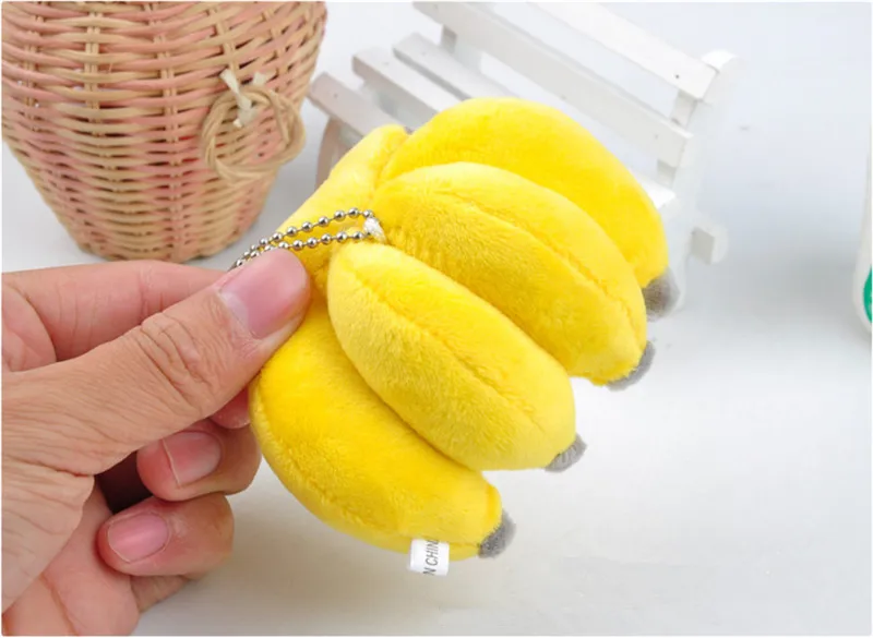 1-10pcs Super cute Banana Plush Stuffed Toys Dolls Little Yellow Banana Plush Cellphone Pendant Christmas Wedding Birthday Gift