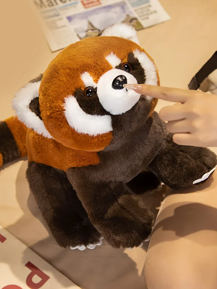 Lifelike Red Panda Stuffed Animals Raccoon Plush Toy Cute Panda Plushie Toy Gift For Kids Girlfriend Birthday Boy Christmas Gift