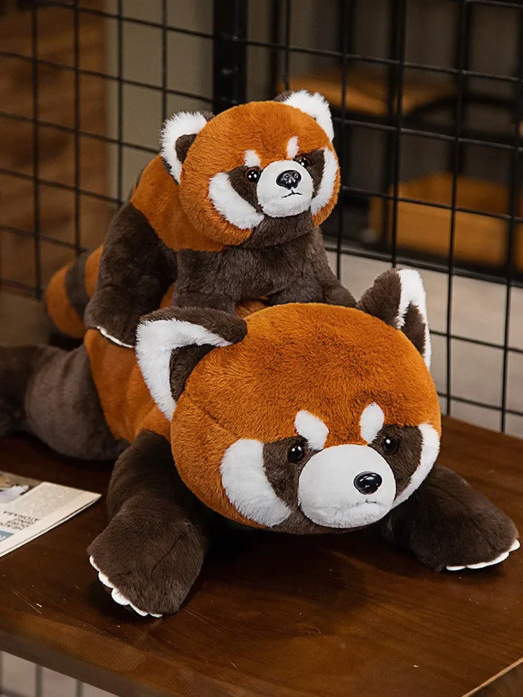 Lifelike Red Panda Stuffed Animals Raccoon Plush Toy Cute Panda Plushie Toy Gift For Kids Girlfriend Birthday Boy Christmas Gift