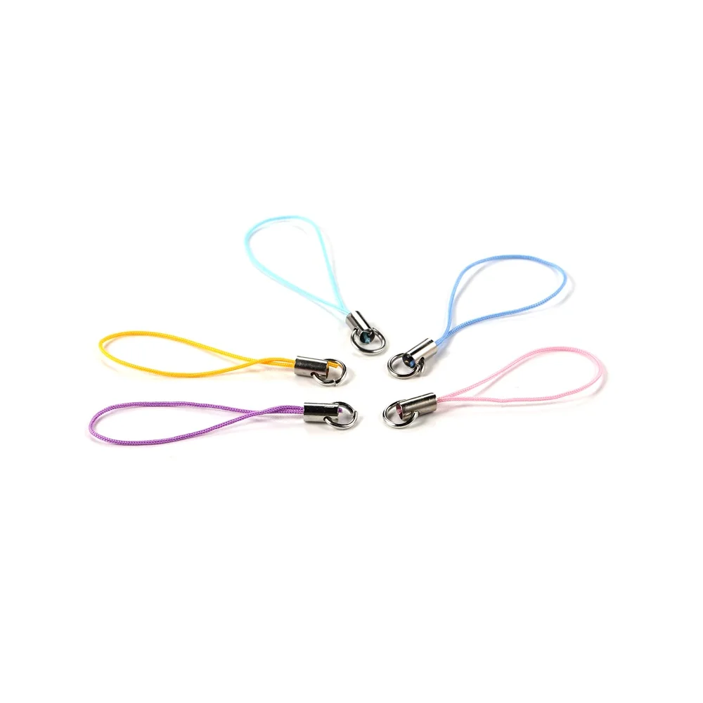 20-100Pcs Lanyard Lariat Cord Lobster Clasp Rope Christmas Bell Keychain Hooks Mobile phone Strap Charm Keyring Bag Accessories