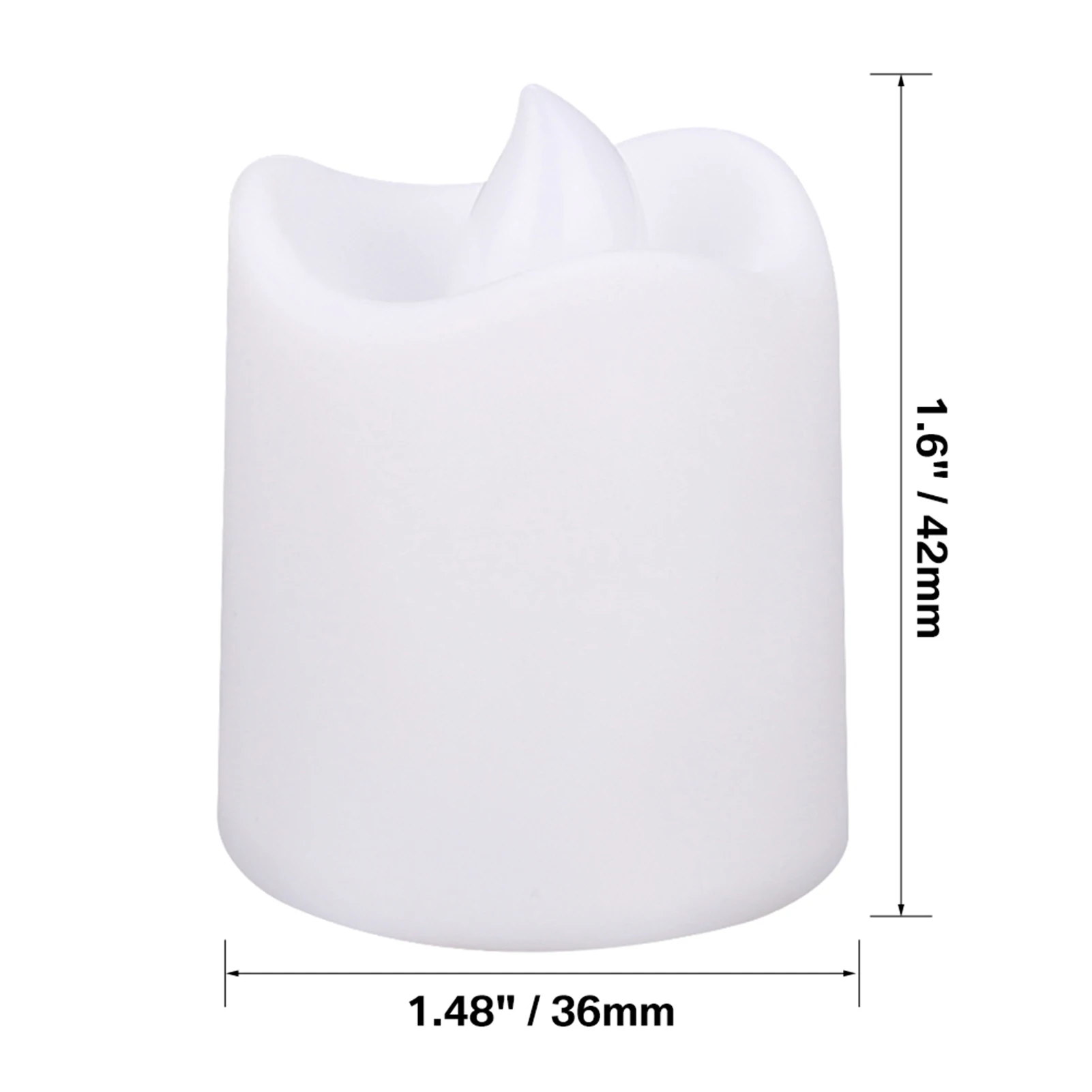 24/48 Pack Flameless Votive Candles Electric Battery Operated LED Tea Lights Fake Candle Warm White for Wedding Table Christmas
