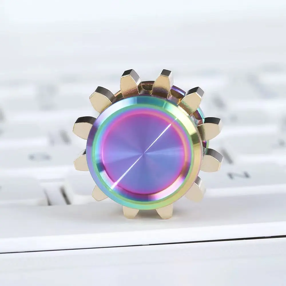 Fidget Spinner Mini Metal Gear Gyroscope Toy Antistress Portable Adults Stress Reliever Autism ADHD Kids Birthday Christmas Gift