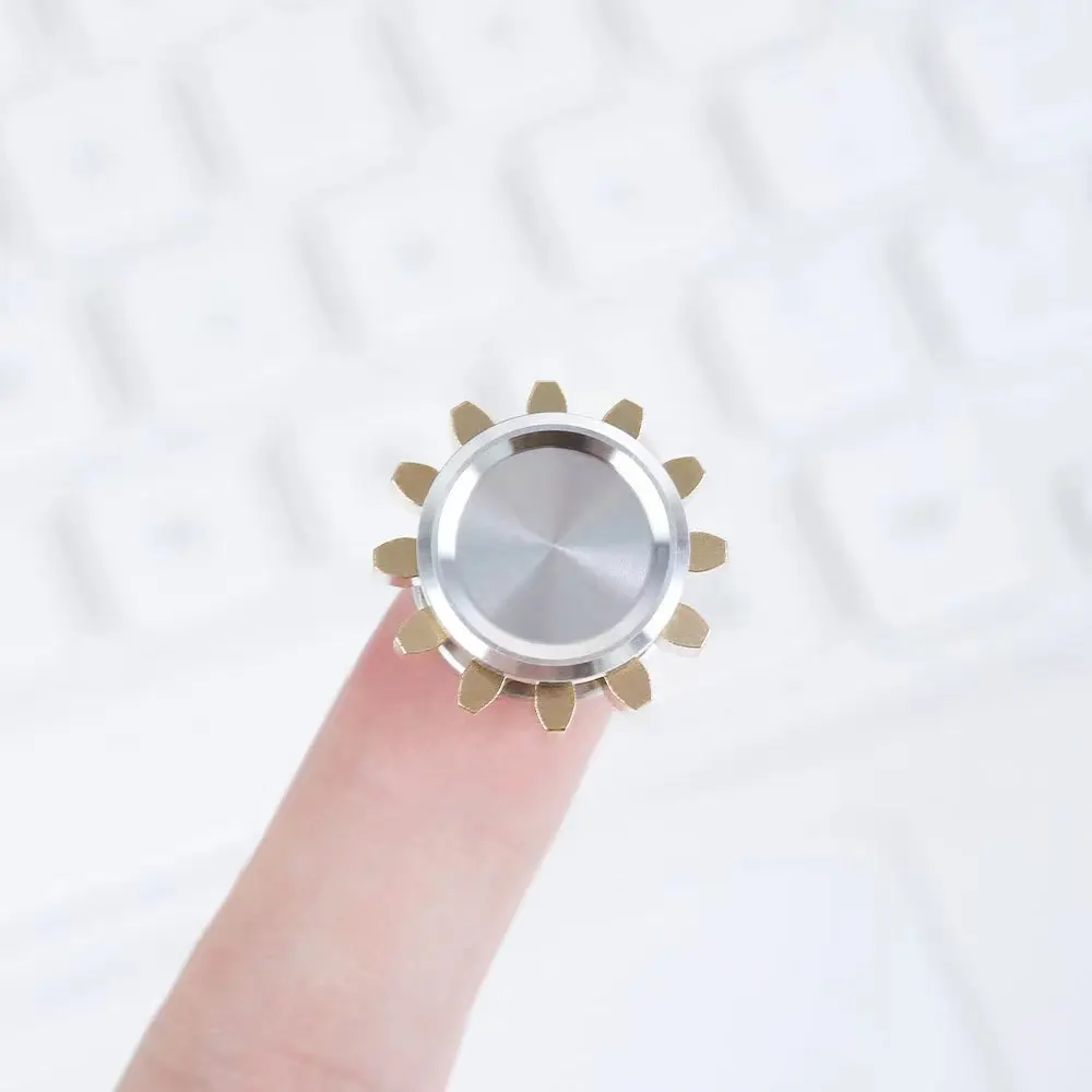 Fidget Spinner Mini Metal Gear Gyroscope Toy Antistress Portable Adults Stress Reliever Autism ADHD Kids Birthday Christmas Gift