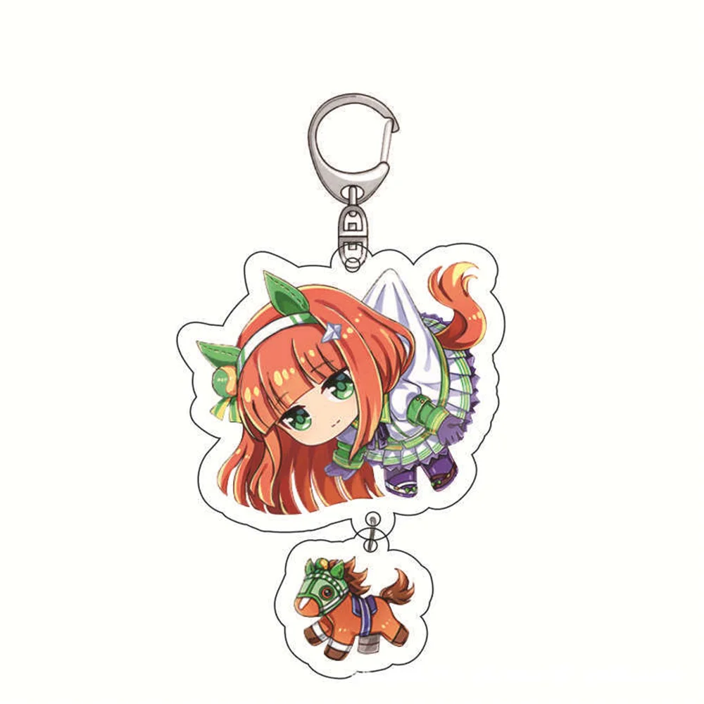 Diy PrettyDerby Anime Peripherals Customized Transparent Acrylic Board Figure Keychain Cartoon Desktop Ornament Christmas Gift