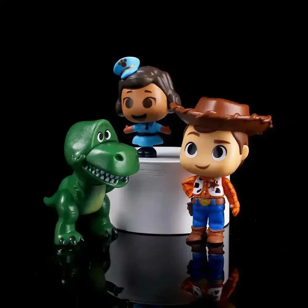 10Pcs Anime Toy Story Action Figure Buzz Lightyear Woody Jessie Alien Kawaii Doll PVC Collectible Model Toys Kid Christmas Gift