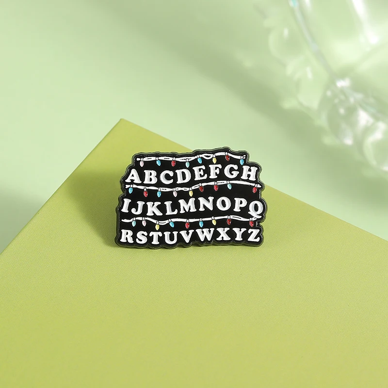 Sci-fi Horror American TV Series Enamel Pin Red Cannibal Flowers Christmas Lights Mug Brooches Lapel Badge Jewelry Gifts