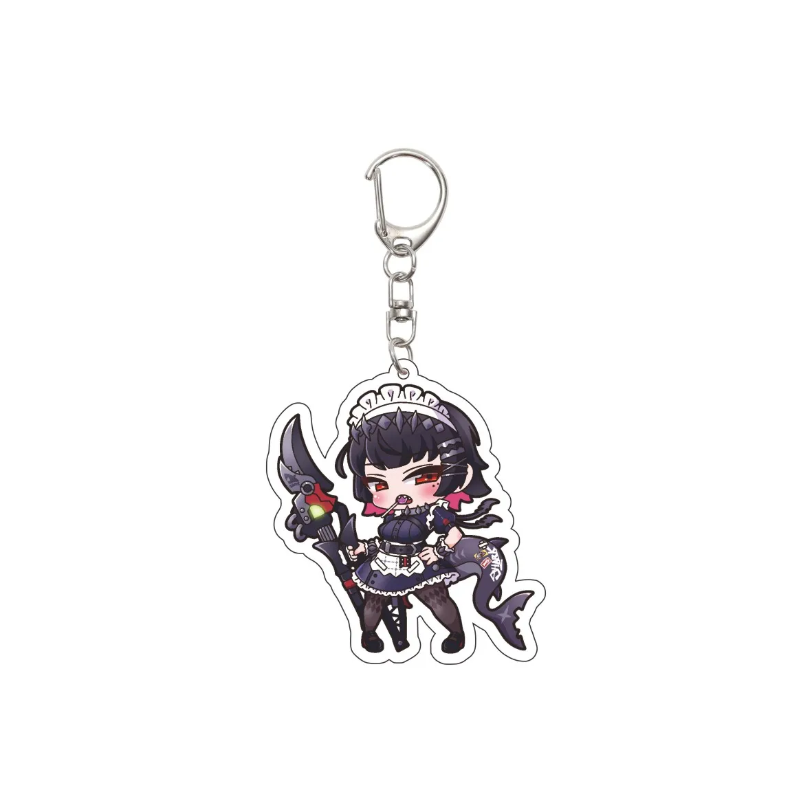 55MM Anime Zenless Zone Zero Keychain Ellen Joe Key Chain Acrylic Model Plate Christmas Gifts