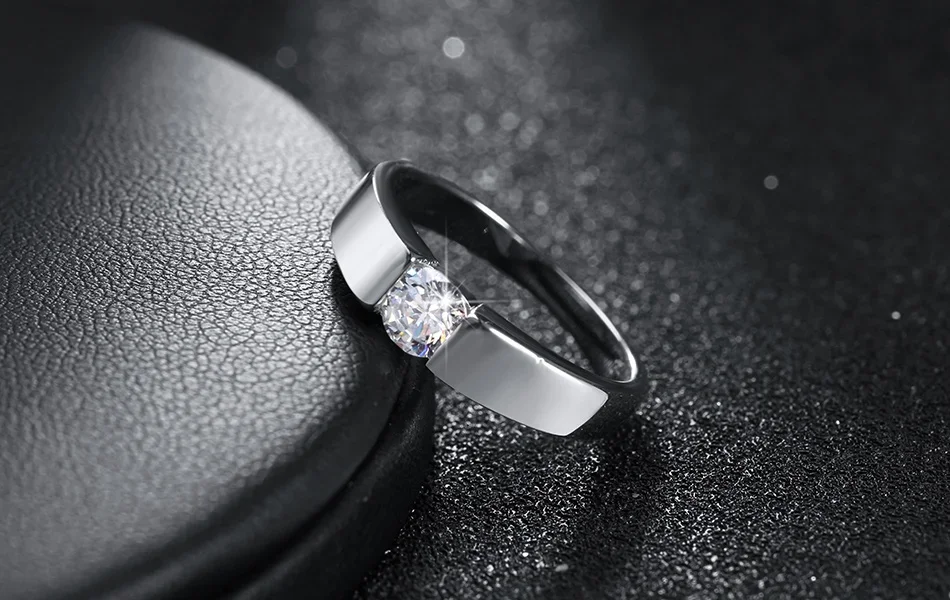 New charms 925 Sterling Silver Rings For Women stunning Shining crystal size 7/8/9/10 Fashion wedding Jewelry Christmas Gifts