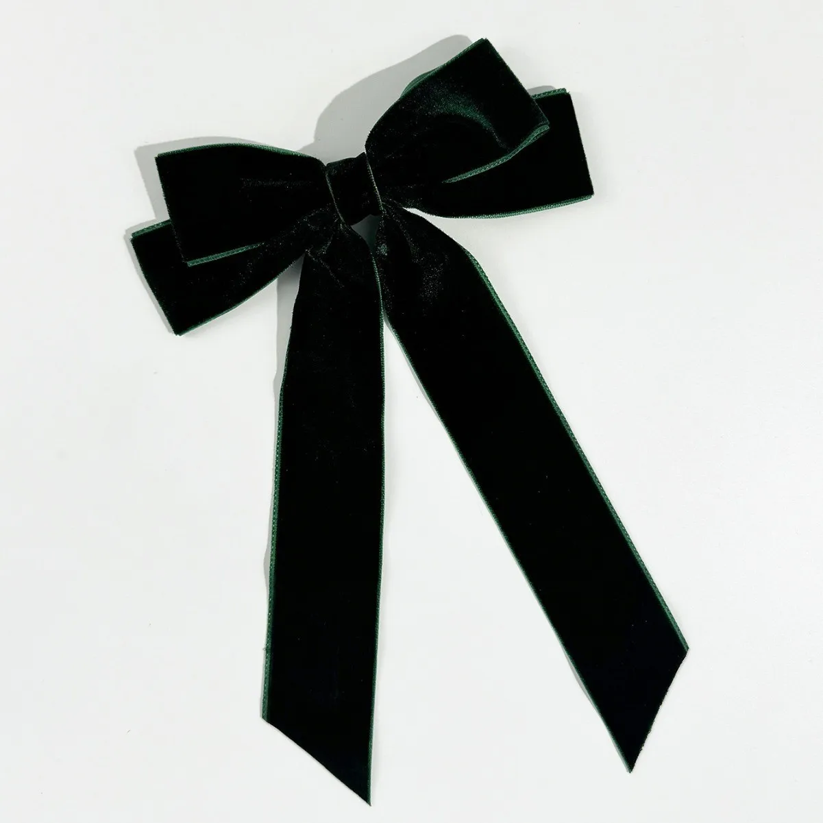 Vintage Velvet Bow Hairpins Barrettes For Girls Wedding Long Ribbon Korean Hair Clip Hairgrip Accessories Christmas party hair