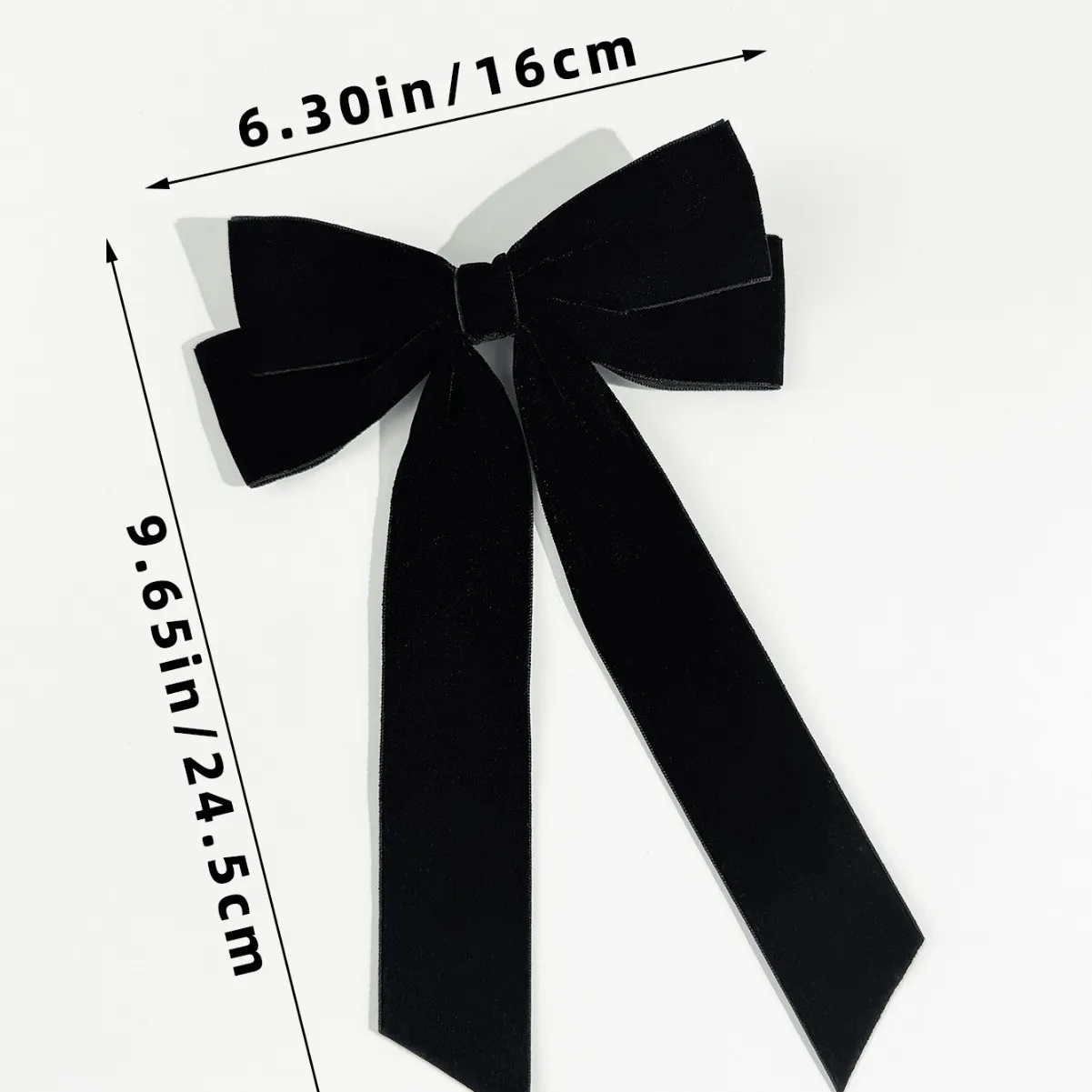 Vintage Velvet Bow Hairpins Barrettes For Girls Wedding Long Ribbon Korean Hair Clip Hairgrip Accessories Christmas party hair