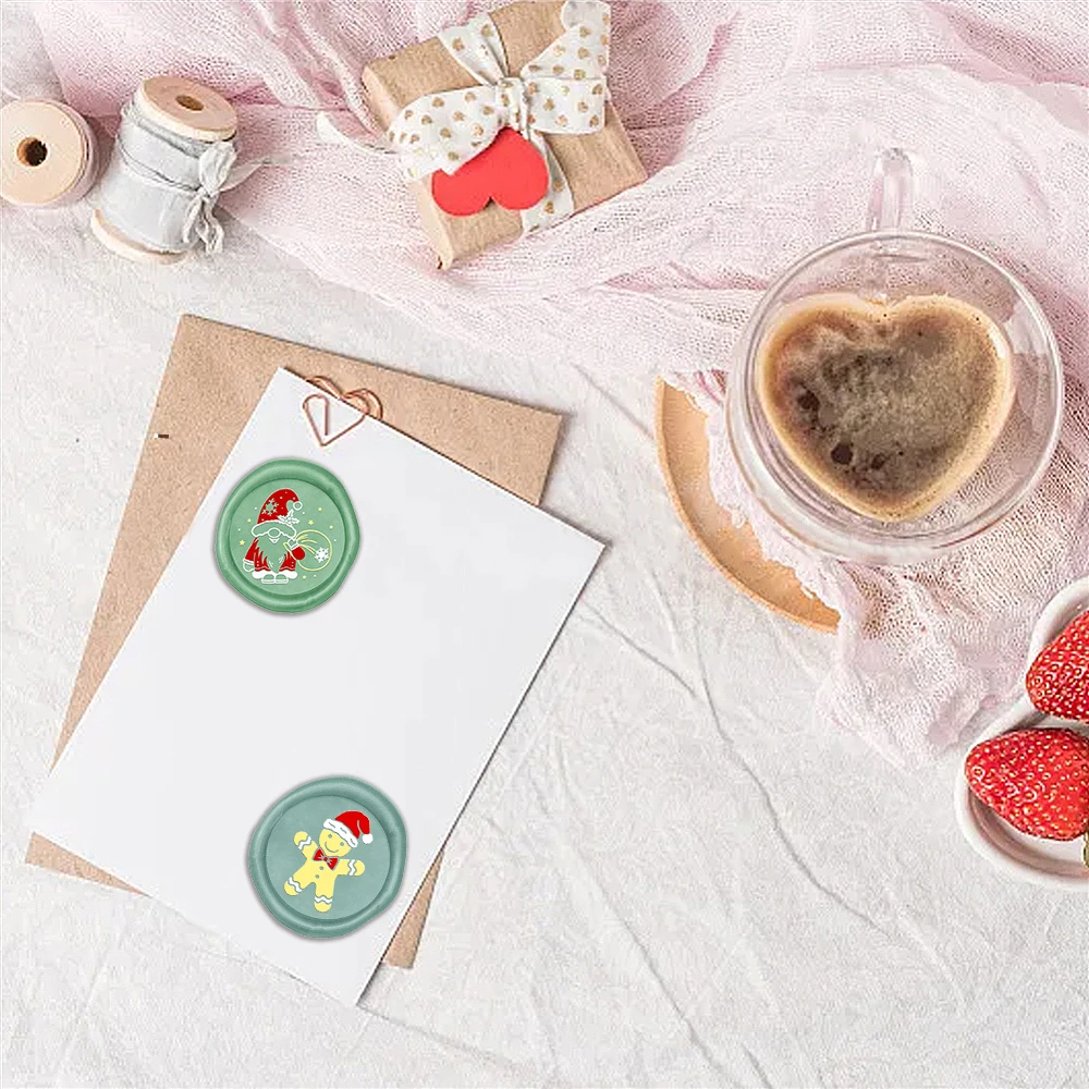Christmas Tree Snowflake Candle Wax Seal Stamp DIY Craft Supplies Scrapbooking Christmas Wedding Invitation Decoration