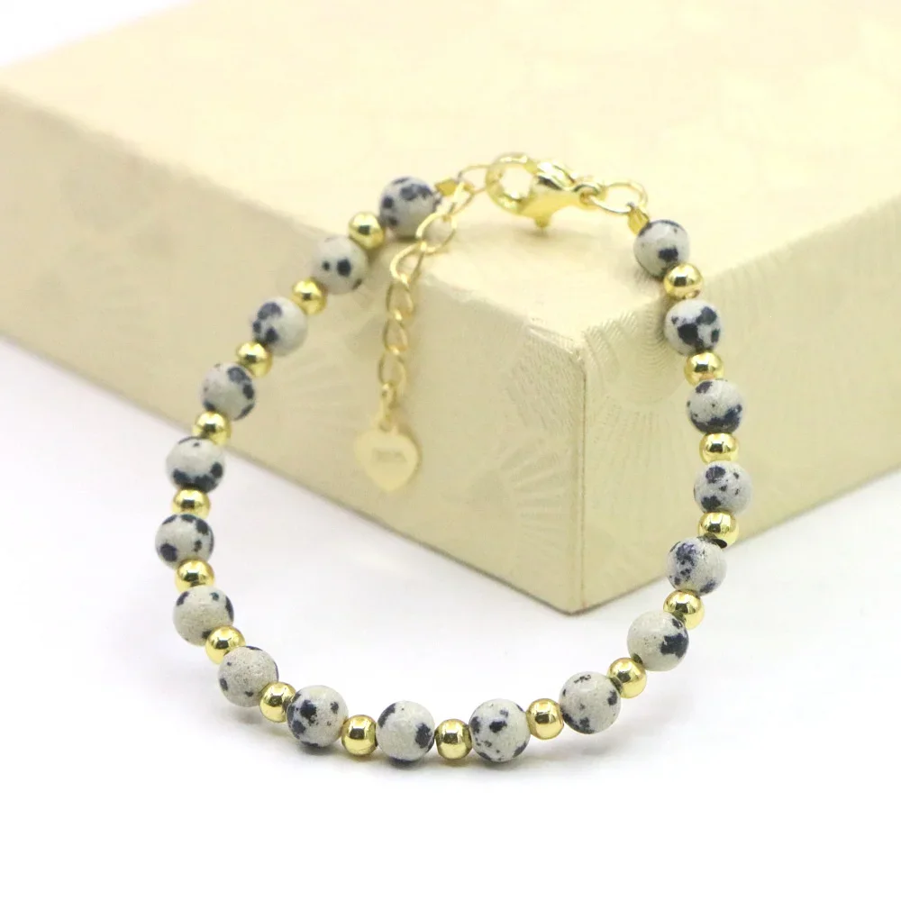 Charm Lovely Baby Baptism Bracelet Natural Stone Crystal Lobster Clasp Parts Yoga Christmas Wedding Girls Gift Jewelry Fashion