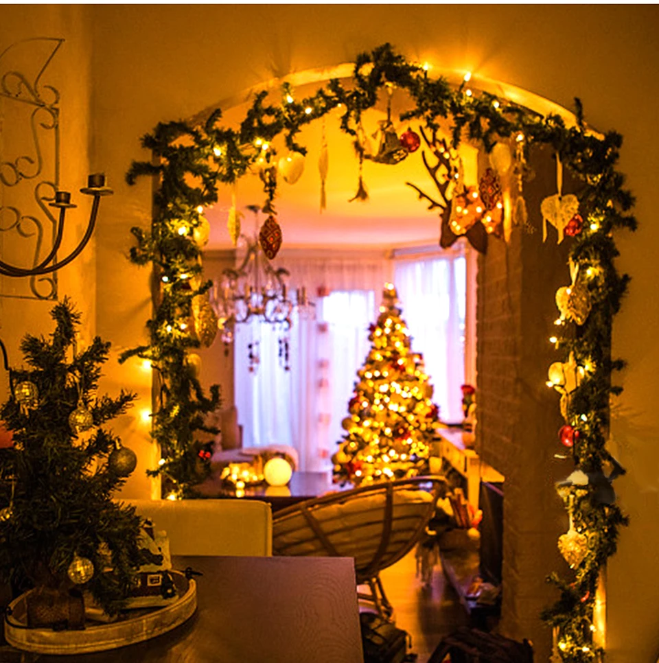10M-100M Fairy Lights LED String Garland Christmas Light Waterproof Outdoor Indoor For Tree Street Wedding Party 2024 Decoration