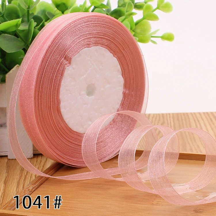 12mm Organza Ribbon 45Meters/Roll DIY Handmade Clothing Accessories Christmas Wedding Birthday Party Gift Wrapping Ribbon