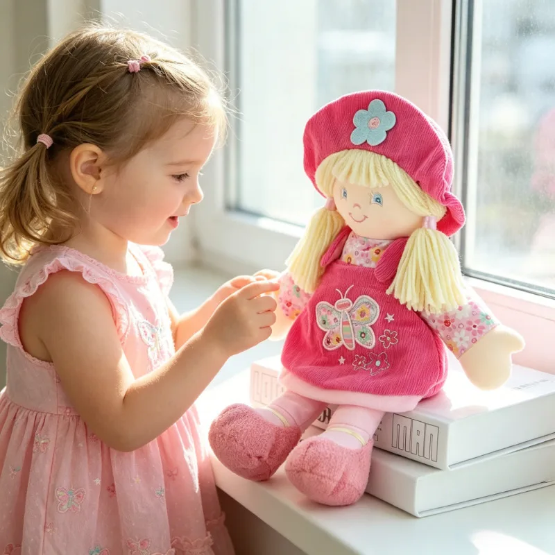 Kawaii Plush Toy New Cartoon Cute Anime Soft Stuffed Doll Toys For Kids Girls Birthday Christmas Gift, 33CM