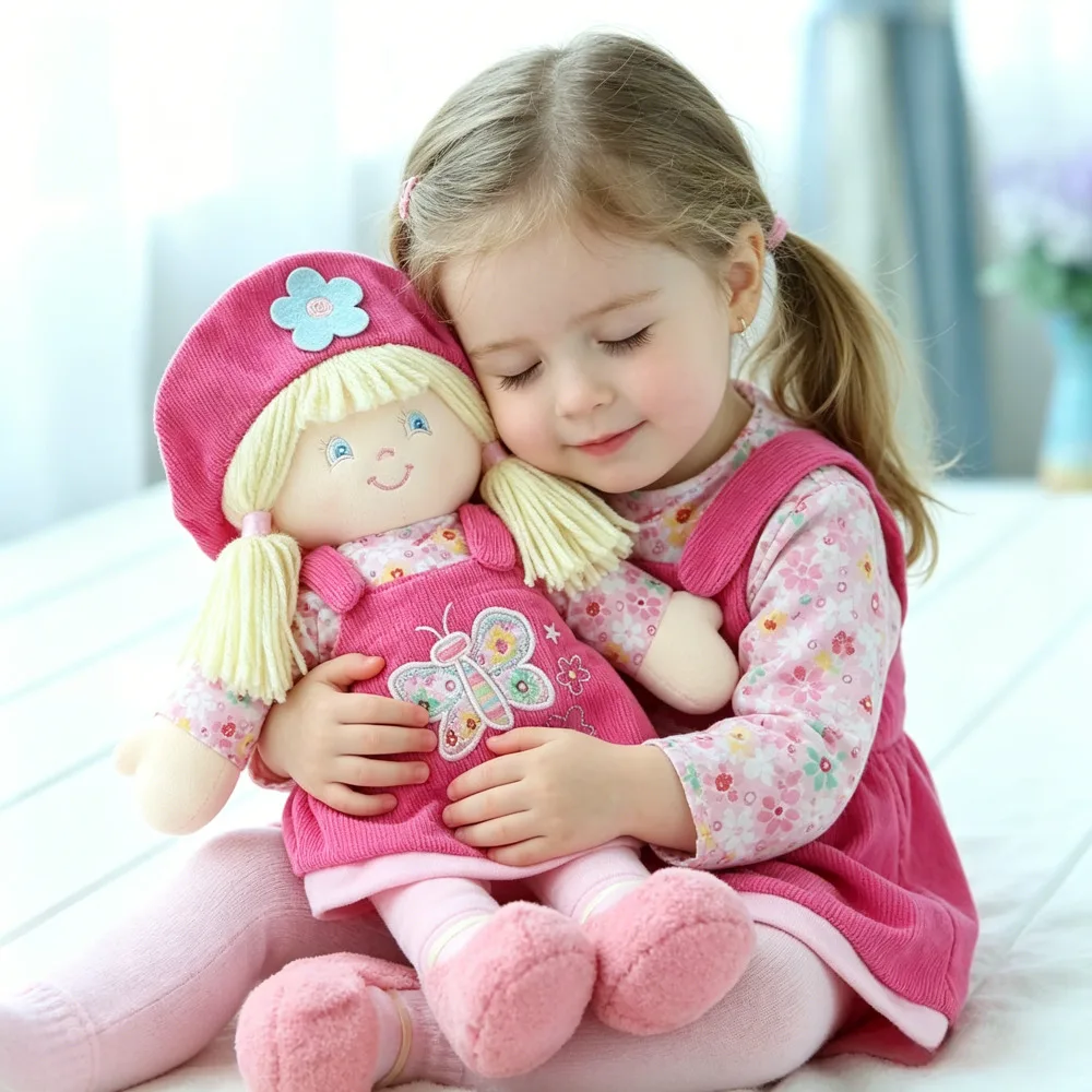Kawaii Plush Toy New Cartoon Cute Anime Soft Stuffed Doll Toys For Kids Girls Birthday Christmas Gift, 33CM