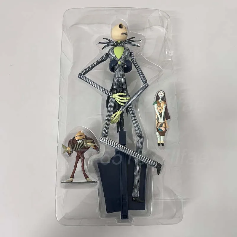 The Nightmare Before Christmas Jack Skellington Action Figure 12 Face Jack Jack Chair Special Version Model Toys Christmas Gift