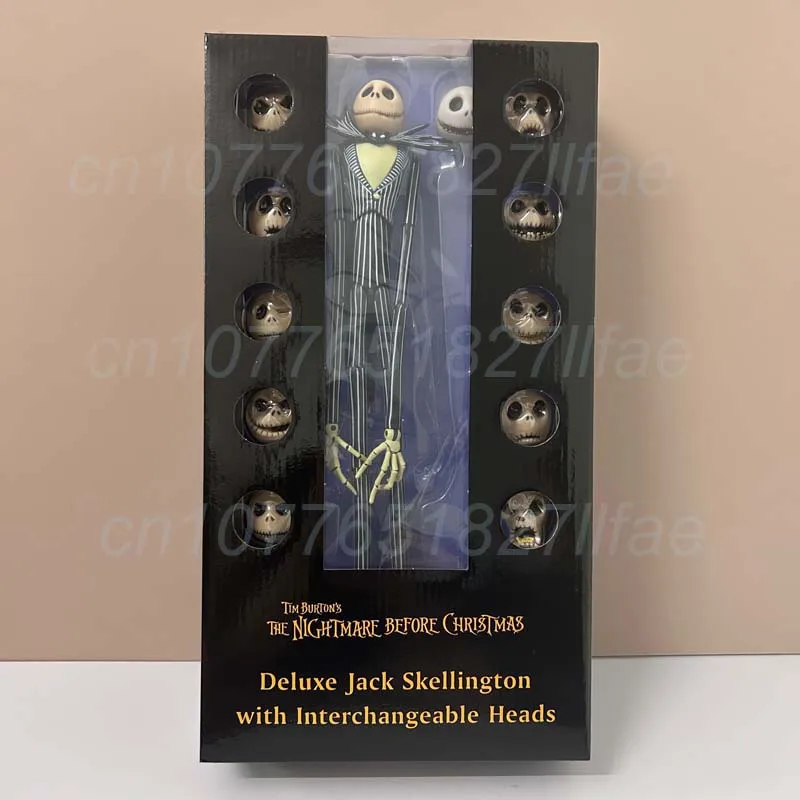 The Nightmare Before Christmas Jack Skellington Action Figure 12 Face Jack Jack Chair Special Version Model Toys Christmas Gift