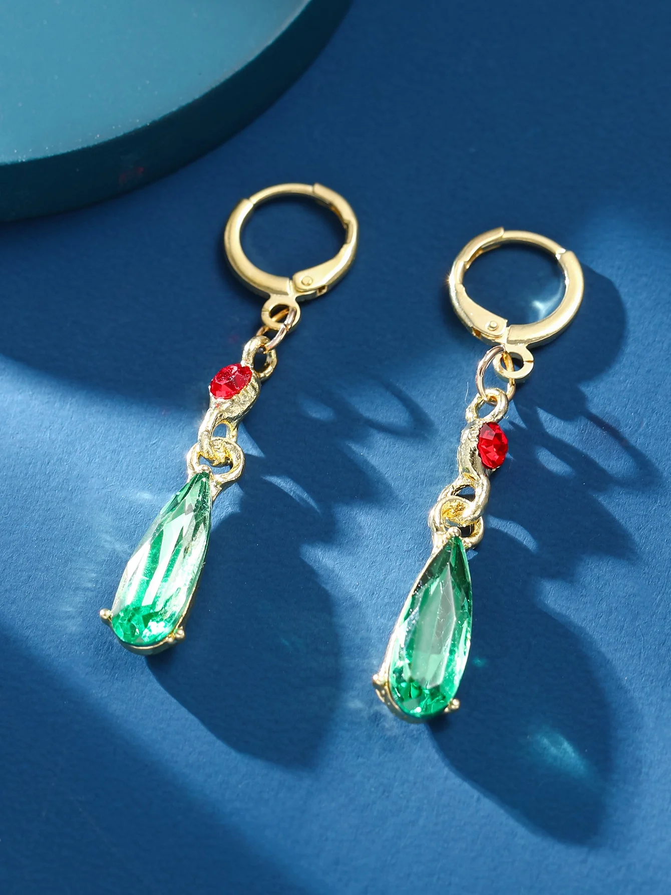  Fashion Elegant  Earrings for Women Hayao Miyazaki Howl's Moving Castle  Red Beads Christmas Jewelry Gift