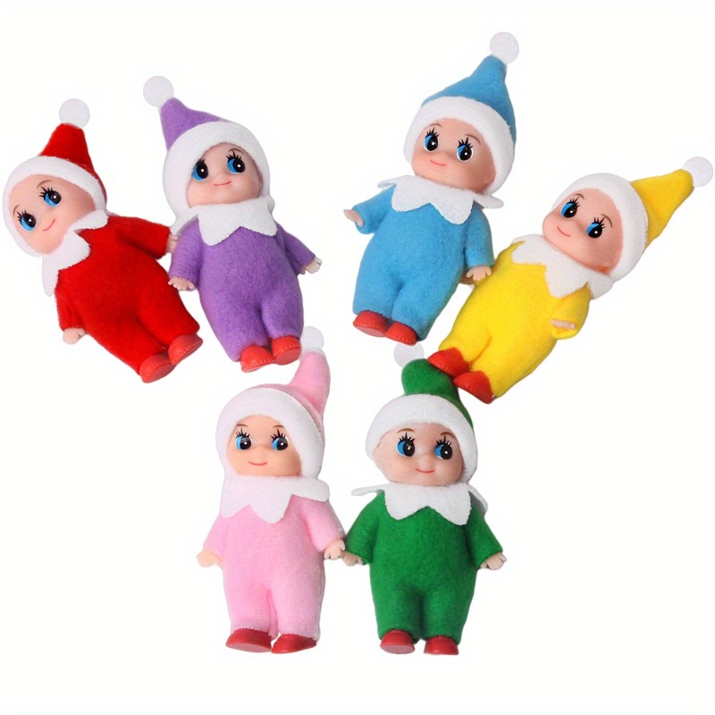 Colorful Christmas Baby Elf Doll - Christmas Baby Boy & Girl Little Elf Dolls Xmas Decorations Kids Toys Pregnant Mother’s Gift