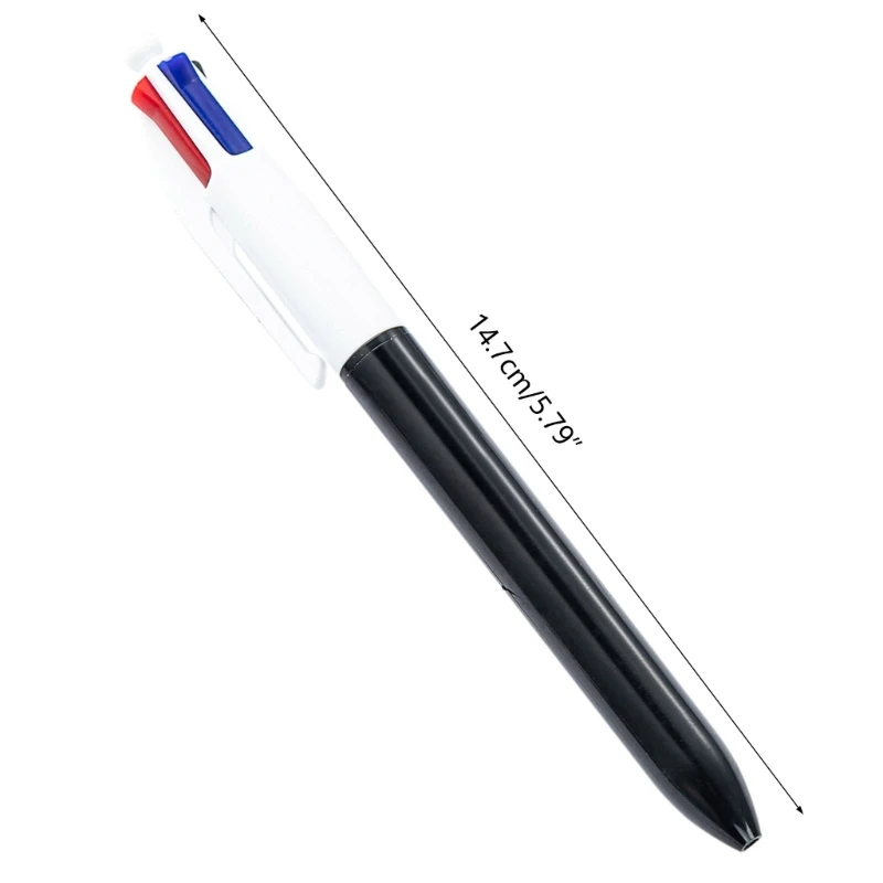 1Piece/5Piece Retractable Multicolored Ballpoint Pen 4-Colors-in-1 Ballpoint Pen for Kid Student Class Reward Christmas Gift