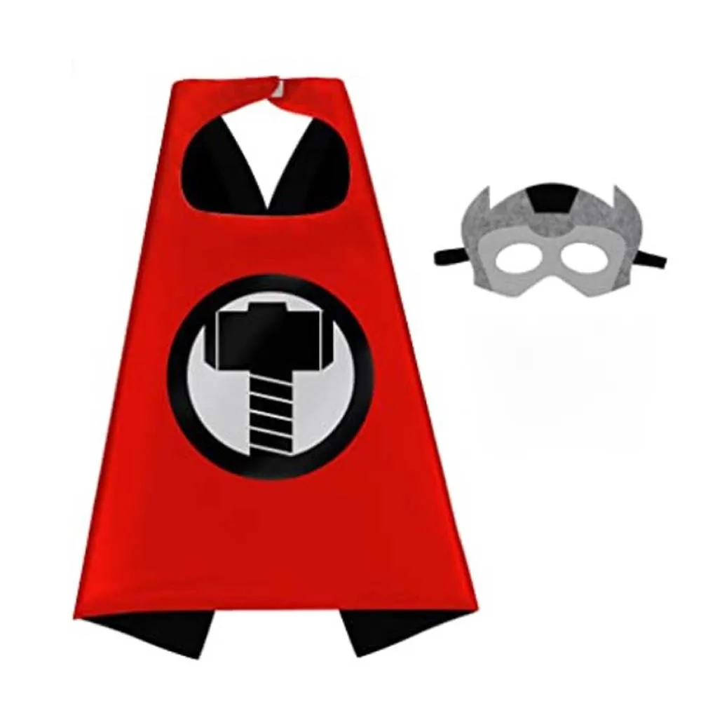 8 sets Superhero Capes for Cool Halloween Christmas Costume Cosplay Festival Party Supplies Favors Dress Up for boys girls