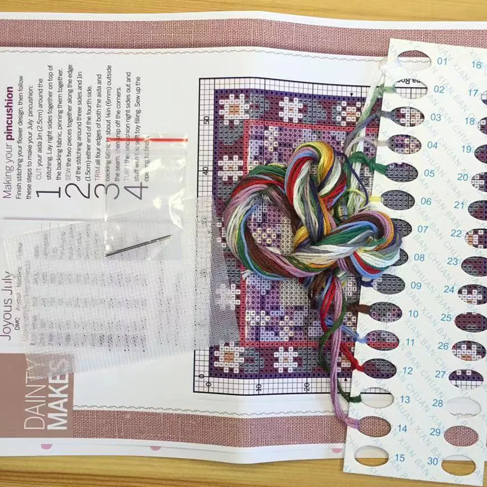 GUA187 Kit Christmas Chorus Ornament Festival Ornament Christmas Tree Decorations Cross Stitch Kits Cross-stitch Embroidery Set