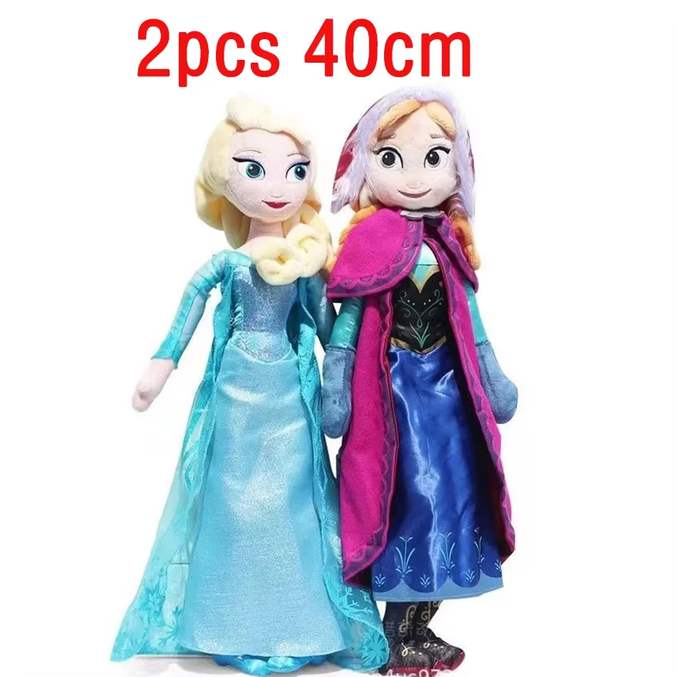 The Popular Animated Movie Frozen 30-50CM Plush Dolls Anna Princess Elsa Doll For Children Girls Birthday Christmas Gifts