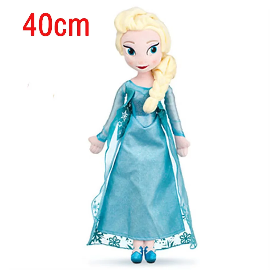 The Popular Animated Movie Frozen 30-50CM Plush Dolls Anna Princess Elsa Doll For Children Girls Birthday Christmas Gifts