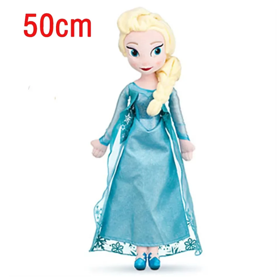 The Popular Animated Movie Frozen 30-50CM Plush Dolls Anna Princess Elsa Doll For Children Girls Birthday Christmas Gifts