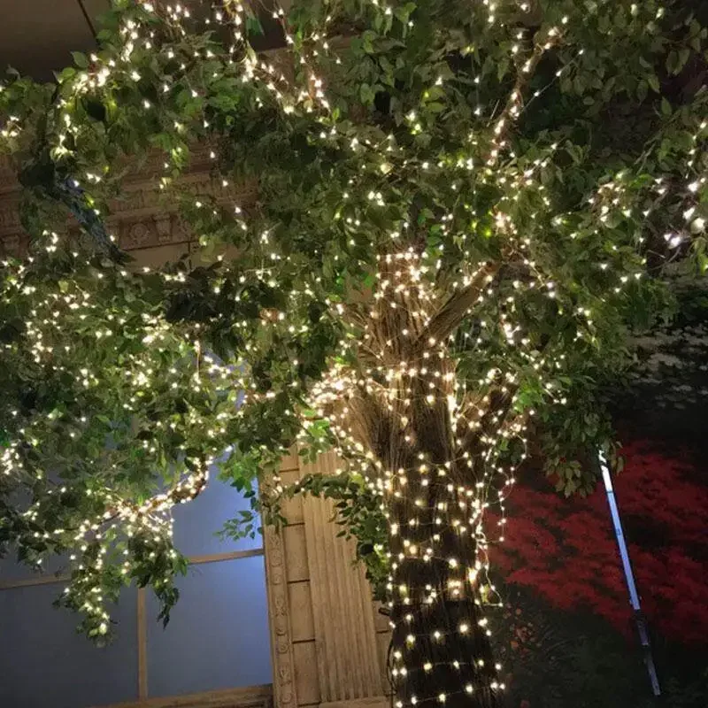 1 2 3 4 5Packs Solar Led Fairy Light Outdoor Christmas Lights 8Modes Copper Wire Lights Waterproof Garden Tree Patio Decor
