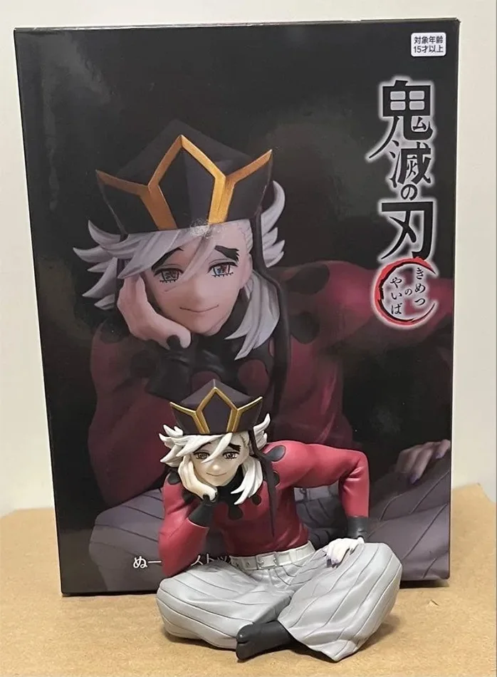 Bandai In Stock Anime Demon Slayer Yaiba Doma Noodle Stopper Figure PVC Model Collection Action Figurine Toy for Christmas Gifts