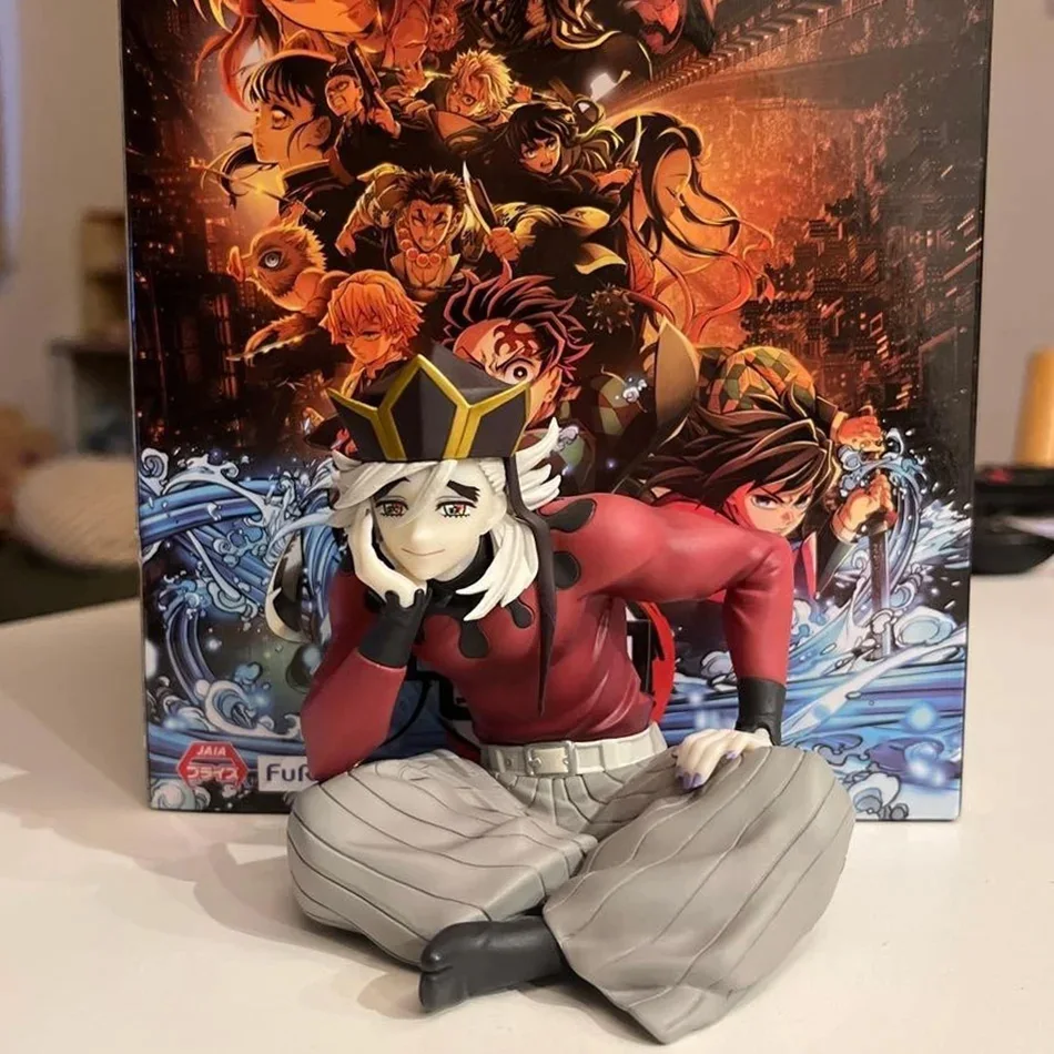 Bandai In Stock Anime Demon Slayer Yaiba Doma Noodle Stopper Figure PVC Model Collection Action Figurine Toy for Christmas Gifts
