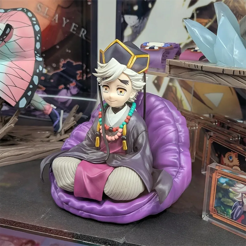 Bandai In Stock Anime Demon Slayer Yaiba Doma Noodle Stopper Figure PVC Model Collection Action Figurine Toy for Christmas Gifts