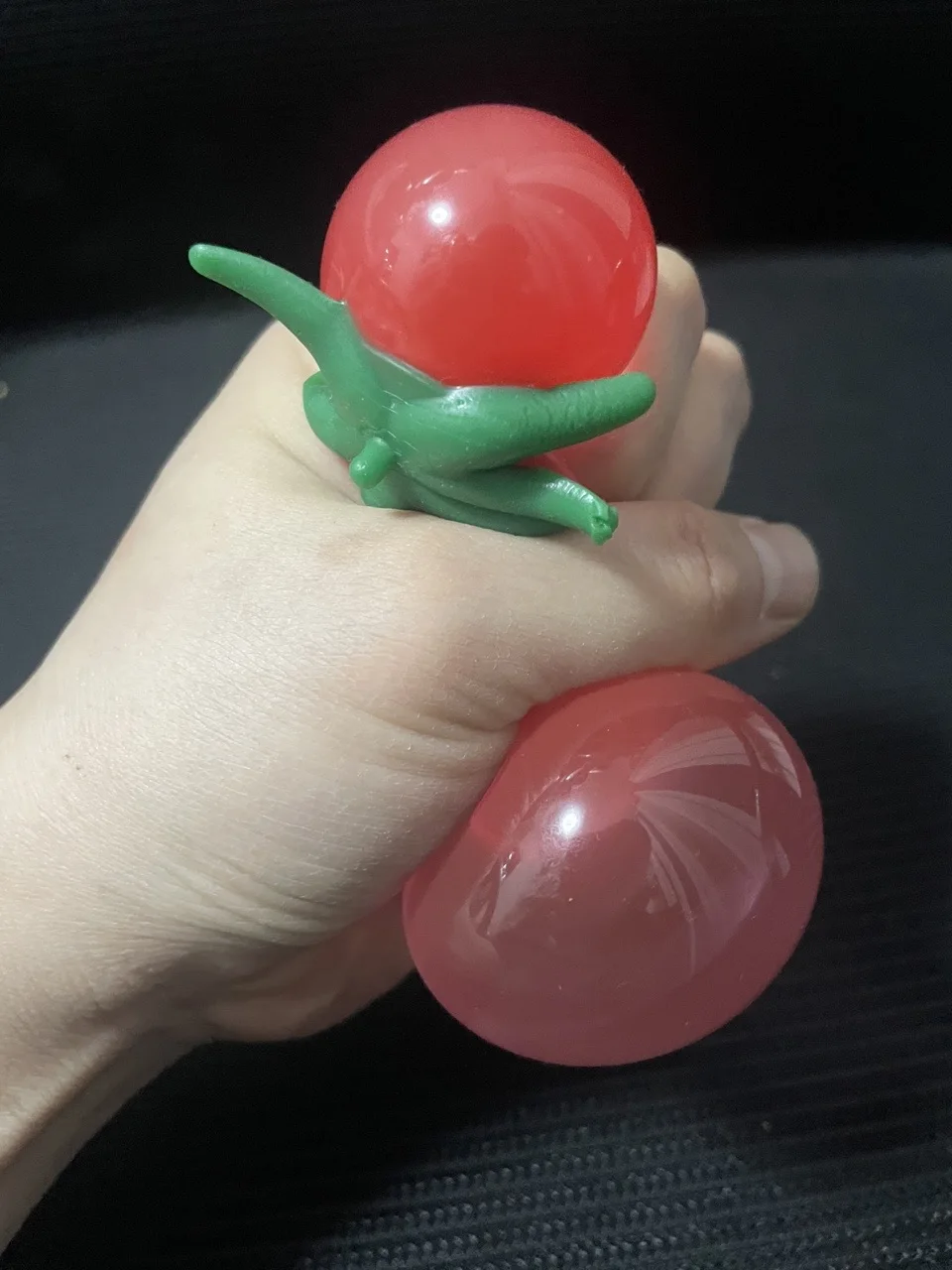 Tomato Squishy Stress Ball Soft Fidget Sensory Toy for ADHD Autism Slow Rebound Squeeze Toy for Adults Kids Christmas Gift