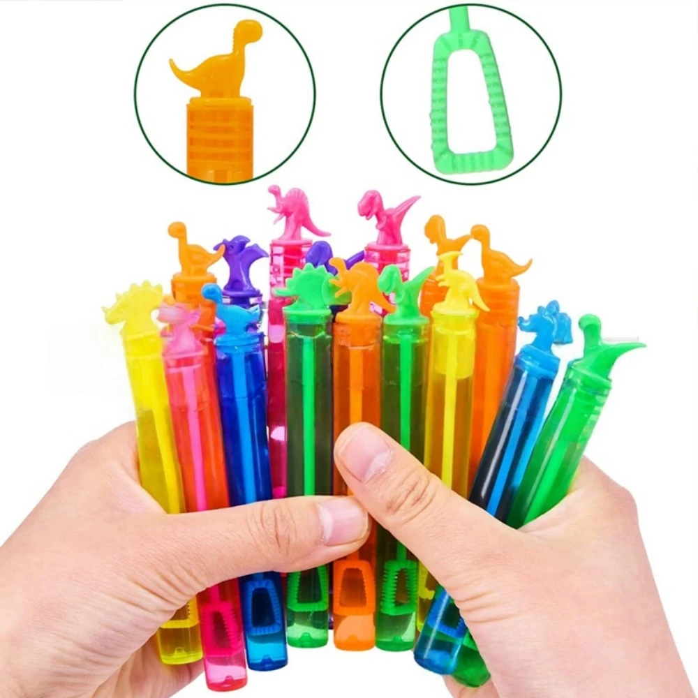 12-48 Pcs Cute Dinosaur Bubble Empty Bottle Birthday Party Baby Shower Wedding Christmas New Year Carnival Party Gift Decoration