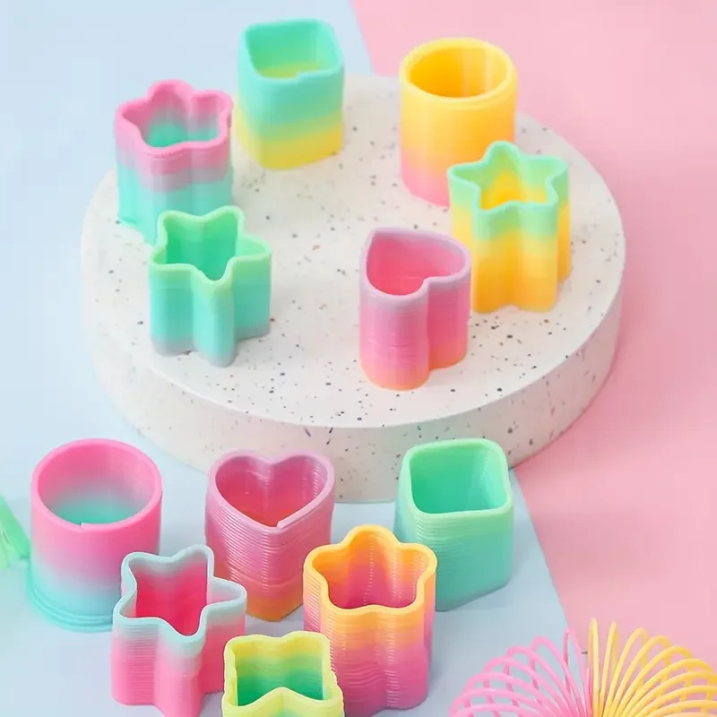 12/180Pcs Rainbow Magic Spring Toys for Kids Birthday Party Favors Pinata Fillers School Prize Wedding Christmas Boy Girl Gifts