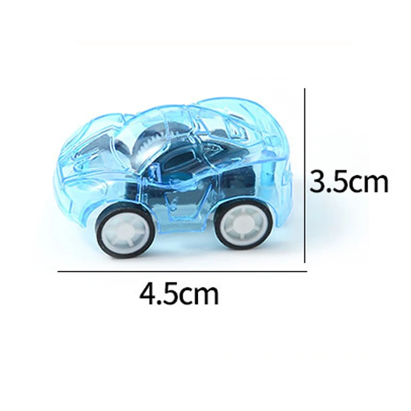 10Pcs Mini Transparent Power Car Airplane Children's Birthday Party Gift Pinata Filler Carnival Christmas Gift Children's Reward