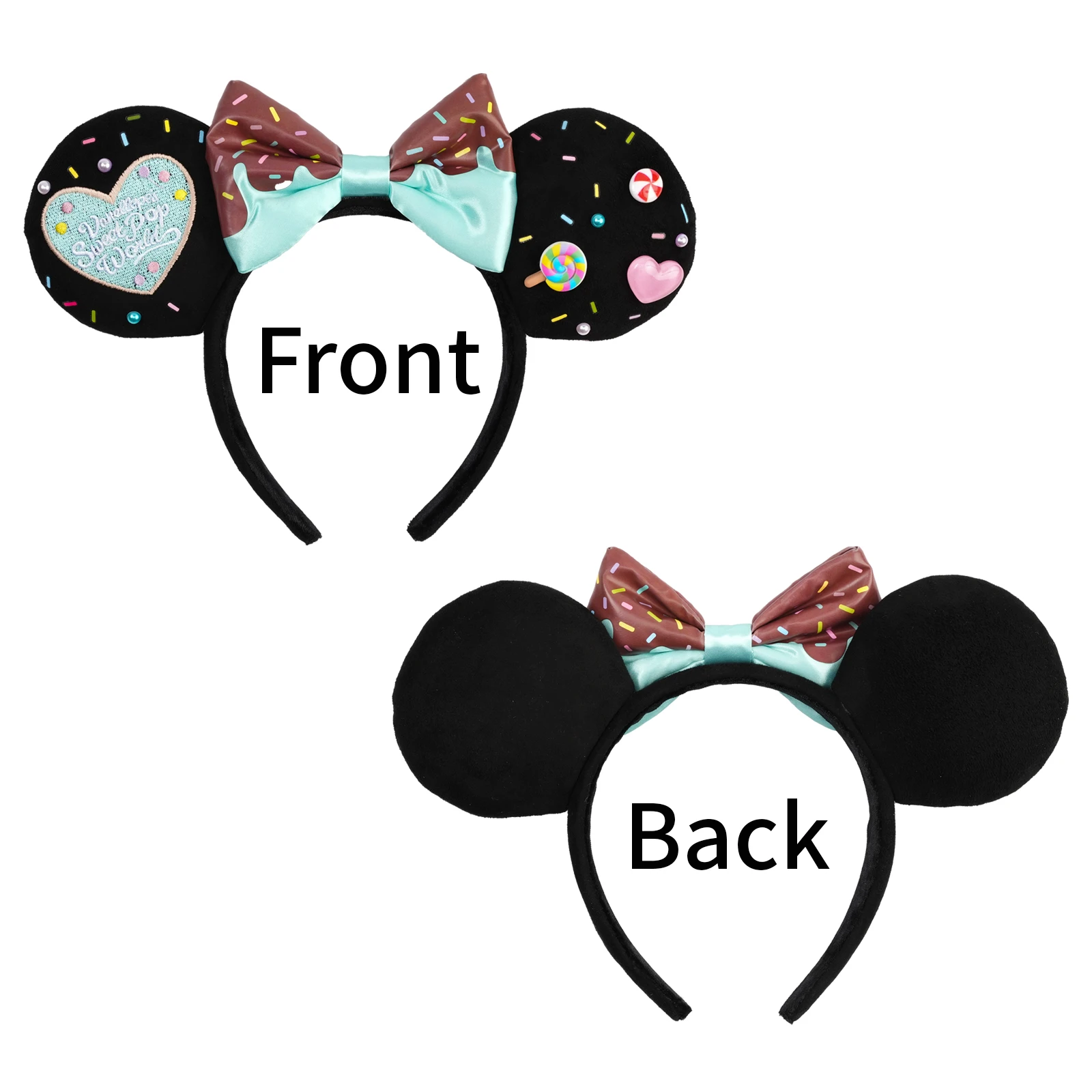 Cartoon Fashion Mouse Ear Headband New Holiday Party Christmas Snowman Headdress Cosplay for Adults Kids DIY Hair Accessories