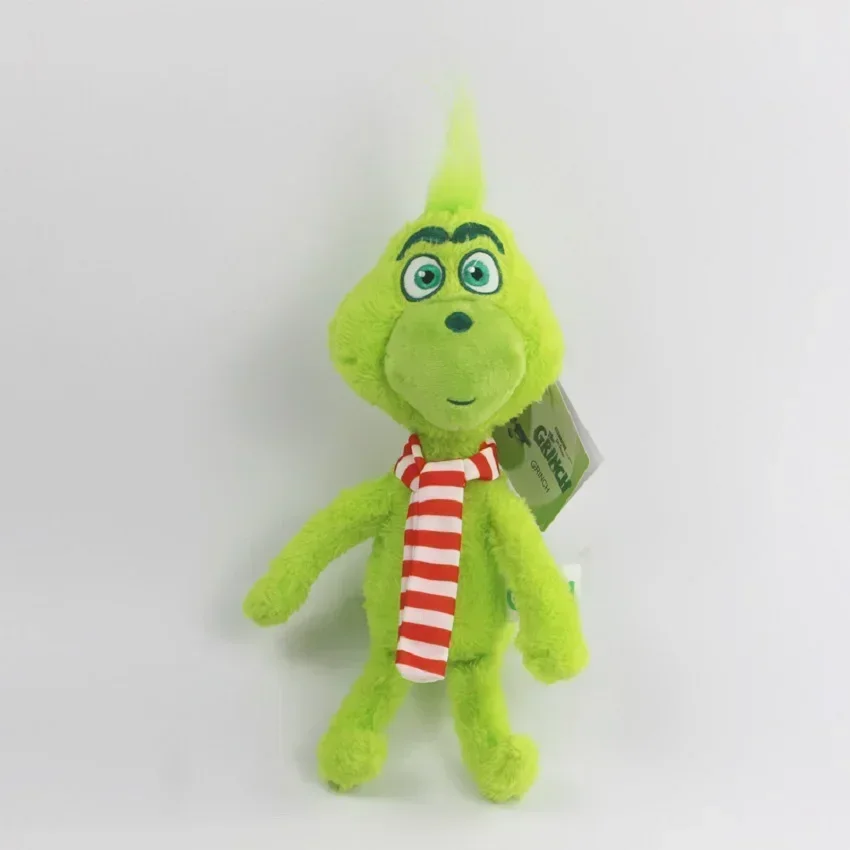 New sell Green Shaggy Anime Figures Perfect Christmas Decoration Green Haired Monster Figurine Plush Doll Kid Birthday Toy Gifts