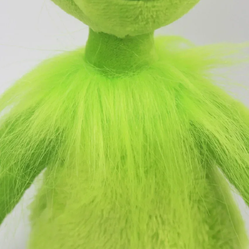 New sell Green Shaggy Anime Figures Perfect Christmas Decoration Green Haired Monster Figurine Plush Doll Kid Birthday Toy Gifts