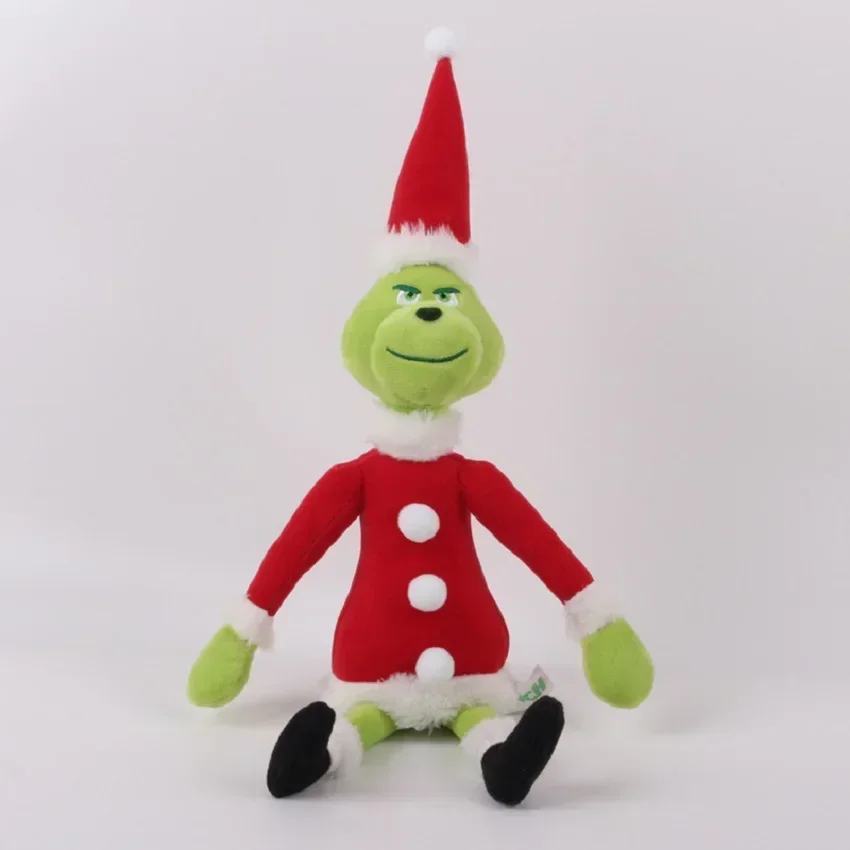 New sell Green Shaggy Anime Figures Perfect Christmas Decoration Green Haired Monster Figurine Plush Doll Kid Birthday Toy Gifts